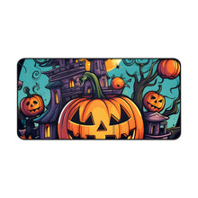 DistinctInk Desk Mat with Trick or Treat Parade Design for Halloween