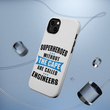 DistinctInk ToughCase for Apple iPhone, Compatible with MagSafe Charging - Superheroes Without Cape are Engineers