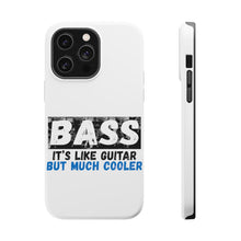 DistinctInk ToughCase for Apple iPhone, Compatible with MagSafe Charging - Bass - It's Like Guitar But Much Cooler