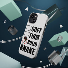 DistinctInk ToughCase for Apple iPhone, Compatible with MagSafe Charging - Soft Firm Solid Snake