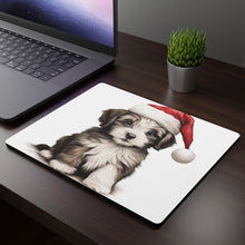 DistinctInk Mouse Pad - 1/4" Foam Rubber - Havanese Puppy Drawing