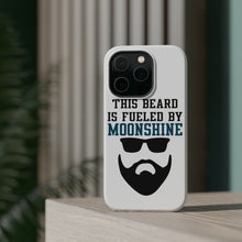 DistinctInk ToughCase for Apple iPhone, Compatible with MagSafe Charging - This Beard is Fueled by Moonshine