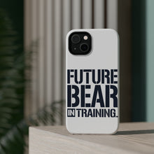 DistinctInk ToughCase for Apple iPhone, Compatible with MagSafe Charging - Future Bear in Training