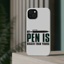 DistinctInk ToughCase for Apple iPhone, Compatible with MagSafe Charging - My Pen Is Bigger Than Yours