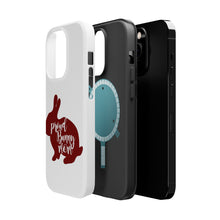 DistinctInk ToughCase for Apple iPhone, Compatible with MagSafe Charging - Proud Bunny Mom - Rabbit