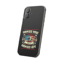 DistinctInk Hybrid (Acrylic/TPU) Clear Slim Fit Case for Apple iPhone | Trump: Promises Made, Promises Kept - Conservative