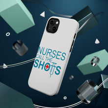 DistinctInk ToughCase for Apple iPhone, Compatible with MagSafe Charging - Nurses Call the Shots