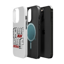 DistinctInk ToughCase for Apple iPhone, Compatible with MagSafe Charging - Half Man Half Crocodile