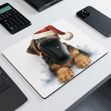 DistinctInk Mouse Pad - 1/4" Foam Rubber - Welsh Terrier Puppy Drawing