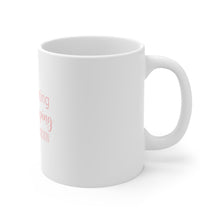 DistinctInk Glossy White Coffee / Tea Mug - He's Hunting - I'm Shopping - #shoppingseason