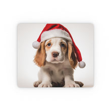 DistinctInk Mouse Pad - 1/4" Foam Rubber - Clumber Spaniel Puppy