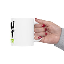 DistinctInk Glossy White Coffee / Tea Mug - You Got Served Tennis