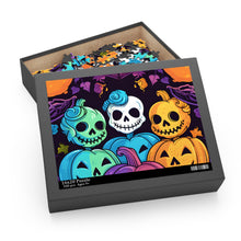 DistinctInk Jigsaw Puzzle with Creating Lasting Memories Design for Halloween  LGBTQ+ Pride