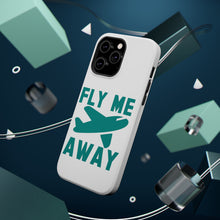DistinctInk ToughCase for Apple iPhone, Compatible with MagSafe Charging - Fly Me Away - Travel