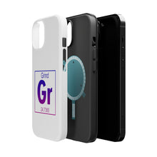 DistinctInk ToughCase for Apple iPhone, Compatible with MagSafe Charging - Entrepreneur Grind GR Element