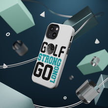 DistinctInk ToughCase for Apple iPhone, Compatible with MagSafe Charging - Golf Strong Go Long