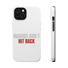 DistinctInk ToughCase for Apple iPhone, Compatible with MagSafe Charging - Boards Don't Hit Back