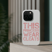 DistinctInk ToughCase for Apple iPhone, Compatible with MagSafe Charging - This Princess Wear Cleats