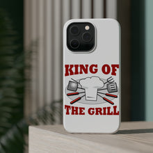 DistinctInk ToughCase for Apple iPhone, Compatible with MagSafe Charging - King of the Grill BBQ Barbecue