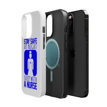 DistinctInk ToughCase for Apple iPhone, Compatible with MagSafe Charging - Stay Safe at Night Sleep With a Nurse