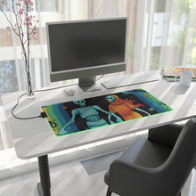 DistinctInk LED Gaming Mouse Pad with The Enduring Beauty of Writing Design for Halloween  LGBTQ+ Pride