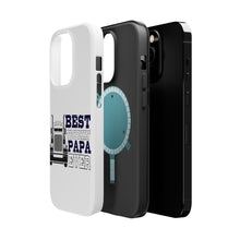 DistinctInk ToughCase for Apple iPhone, Compatible with MagSafe Charging - Best Truckin' Papa Ever