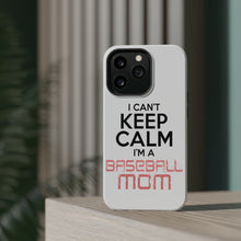 DistinctInk ToughCase for Apple iPhone, Compatible with MagSafe Charging - Can't Keep Calm I'm a Baseball mom