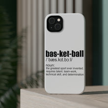 DistinctInk ToughCase for Apple iPhone, Compatible with MagSafe Charging - Basketball Definition Greatest Sport