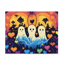 DistinctInk Jigsaw Puzzle with A Life Of Adventure Design for Halloween  LGBTQ+ Pride