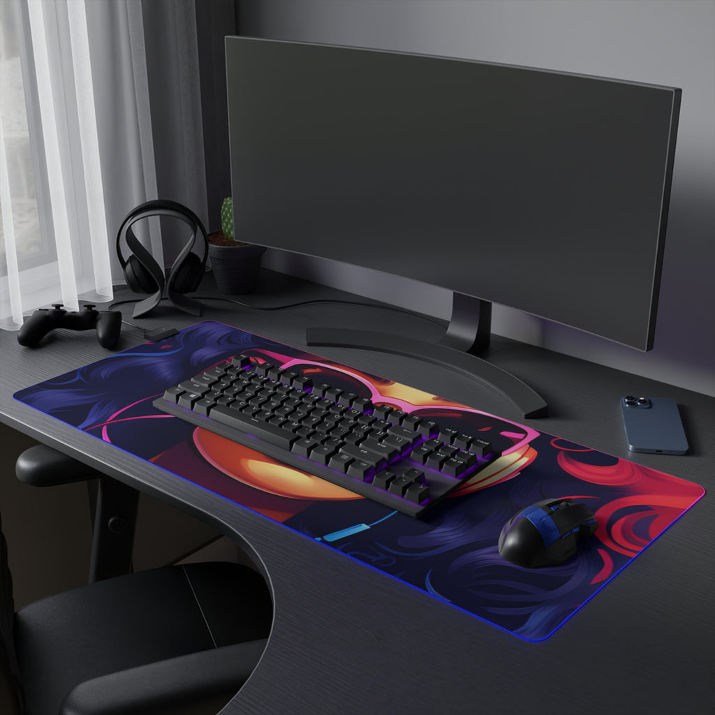 LED Gaming Mouse Pad with Living a Full Life Design for LGBTQ+ Pride, view 27