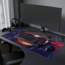 DistinctInk LED Gaming Mouse Pad with Living a Full Life Design for LGBTQ+ Pride