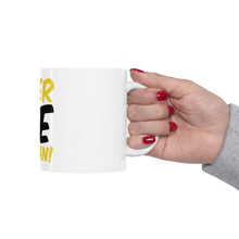 DistinctInk Glossy White Coffee / Tea Mug - Beer Me Woman!