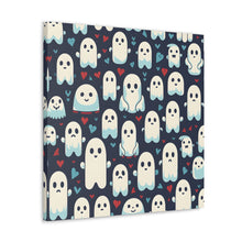 DistinctInk Canvas Wall Art with Skelephants and Ghostly Ghouls for Halloween