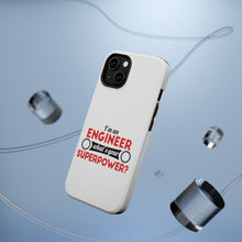 DistinctInk ToughCase for Apple iPhone, Compatible with MagSafe Charging - I'm an Engineer What's Your Superpower