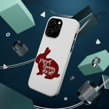DistinctInk ToughCase for Apple iPhone, Compatible with MagSafe Charging - Proud Bunny Mom - Rabbit
