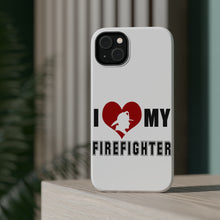 DistinctInk ToughCase for Apple iPhone, Compatible with MagSafe Charging - I Heart My Firefighter