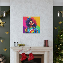 DistinctInk Canvas Wall Art with Living a Full Life for LGBTQ+ Pride