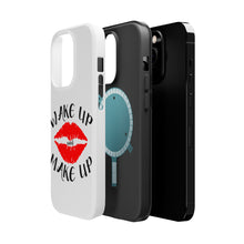 DistinctInk ToughCase for Apple iPhone, Compatible with MagSafe Charging - Wake Up and Make Up