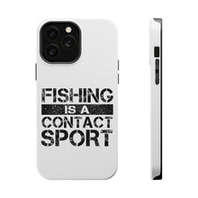 DistinctInk ToughCase for Apple iPhone, Compatible with MagSafe Charging - Fishing is a Contact Sport