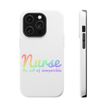 DistinctInk ToughCase for Apple iPhone, Compatible with MagSafe Charging - Nurse An Art of Compassion