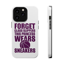 DistinctInk ToughCase for Apple iPhone, Compatible with MagSafe Charging - Forget Glass Slippers Princess Wears Sneakers