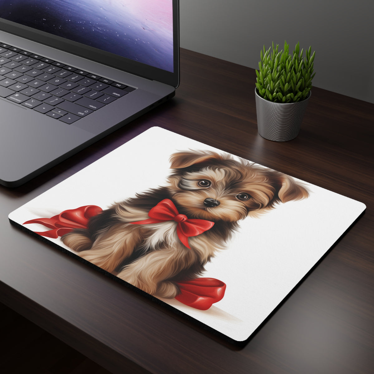 Mouse Pad - Yorkshire Terrier Puppy Drawing, view 3