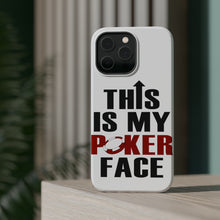 DistinctInk ToughCase for Apple iPhone, Compatible with MagSafe Charging - This is My POKER Face