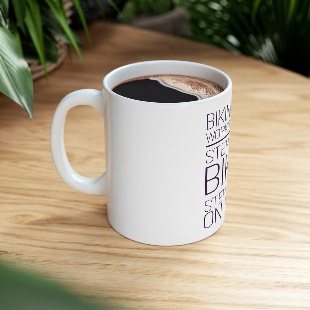 Glossy White Coffee / Tea Mug - Bikini Body Workout Plan Get Bikini Put On Body, view 8