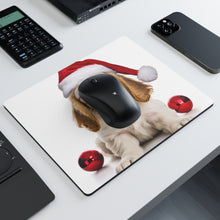 DistinctInk Mouse Pad - 1/4" Foam Rubber - Clumber Spaniel Puppy