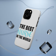 DistinctInk ToughCase for Apple iPhone, Compatible with MagSafe Charging - The Best Nurse In The World