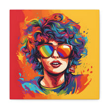 DistinctInk Canvas Wall Art with Start Building Your Dreams for LGBTQ+ Pride