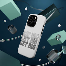 DistinctInk ToughCase for Apple iPhone, Compatible with MagSafe Charging - Eat Big Lift Big Get Big