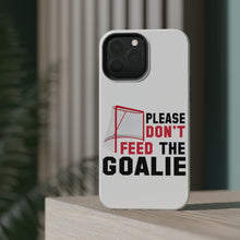 DistinctInk ToughCase for Apple iPhone, Compatible with MagSafe Charging - Please Don't Feed the Goalie