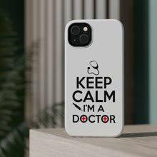 DistinctInk ToughCase for Apple iPhone, Compatible with MagSafe Charging - Keep Calm I'm A Doctor